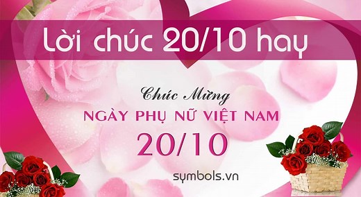 99  Lời Chúc 20/10 Hay, Ý Nghĩa, Ngọt Ngào Nhất (2026)