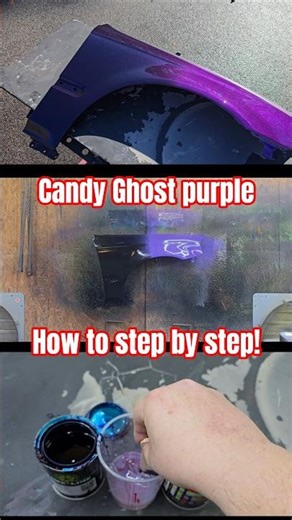 Candy Ghost Purple paint job how to step by step on today's episode of Whitley Auto Works 😎👍🏻🔥✅
