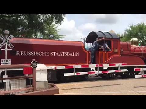 Busch Gardens Railroad crossing train