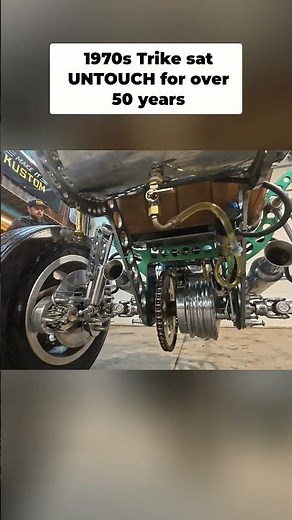 1970s Trike sat UNTOUCHED for over 50 years