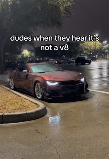 “why does it sound like it’s farting” #camaro #4cyl #sound #v8 | camaro