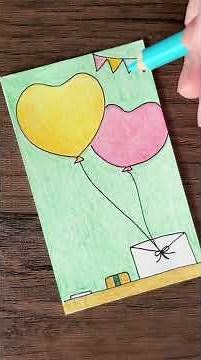 友達好きな人にも渡しやすいバースデーカード！イラスト動画可愛い誕生日happybirthday