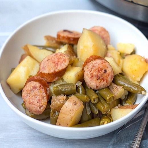 This recipe is SO simple and SO fast--but it is deceptively delicious! Full Recipe: https://amindfullmom.com/instant-pot-smoked-sausage-and-potatoes/ | A Mind "Full" Mom