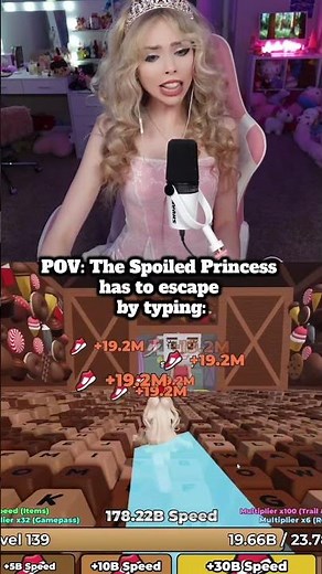 POV: The Spoiled Princess Plays +1 Keyboard Escape👑⌨️ #keyboardescape #asmr #roblox #povs #princess