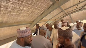 17 February 2025. SENATOR YARI CONDOLED THE FAMILY OF LATE HON.SANI UMAR DANGALADIMA AT KARSANA AREA ABUJA. Distinguished Senator representing Zamfara west senatorial district, His Excellency, Senator Abdul’aziz Yari Abubakar (Marafan Sokoto) together with colleague Senator Shehu Buba Umar visited the family of the late Hon.Sani Umar Dan-galadima Birnin Magaji, to offer his condolences. Mai girma Sanata mai wakiltar mazabar Zamfara ta Yamma a zauren Majalisar Dattawan Nijeriya,Sanata Abdul’aziz 