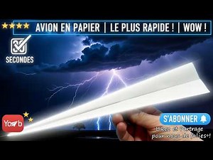 How to Make a Paper Airplane That Flies Incredibly Far! 1-Minute Tutorial
