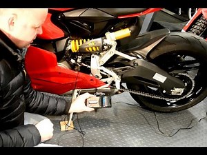 Installing a motorcycle battery tender on the Panigale