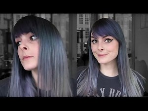 Dyeing My Hair Steel Grey! Lunar Tides Dye Review