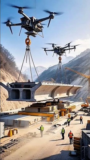 Drones Building Mega Structures | Next-Level Construction Technology