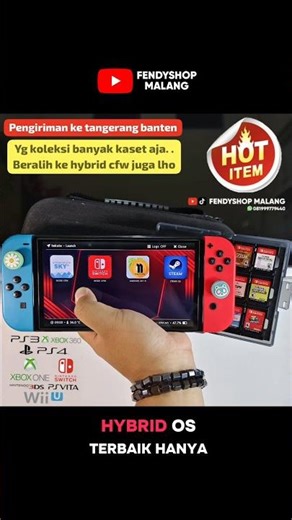 Cara mudah cfw nintendo switch #tutorial #cfw #nintendoswitch #mod #upgradecfw #fendyshop #eafc26