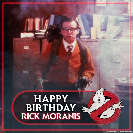 We’re not gatekeeping anything because it is the Keymaster’s birthday. Happy birthday Rick Moranis. 👻 #Ghostbusters | Ghostbusters