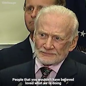 2.2M views · 9.6K shares | Buzz Aldrin's facial expressions during this Trump speech were phenomenal  | UNILAD | Facebook