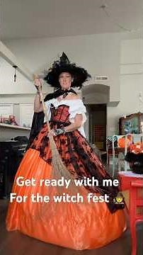 Get Ready With Me for WitchFest! 🧙‍♀️ My Gorgeous Witch Costume Reveal #halloween #costume #witch