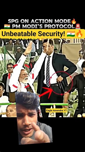 SPG Secret Signals 🤫🔥 PM Modi Security Protocol #viral #shorts