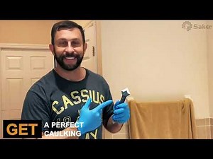 Saker Silicone Caulking Tools-3 in 1 Sealant Finishing Tool Grout Remove Scraper Stainless Steelhead