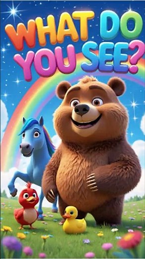 What Do you See? 🌈🐻| Brown Bear, Brown Bear What Do You See?🐦🐤 #colorsforkids