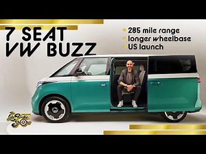 VW ID. Buzz 7-seater LWB Long Range EV MPV - FIRST LOOK