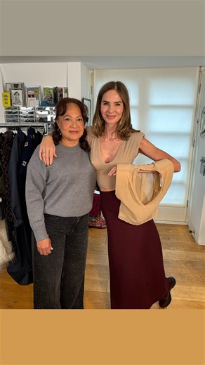 T R I N N Y on Instagram: "Where do I get my shoulder pad tops from? This is one of those questions I’m often asked, so join me and the genius that is Azucena @missacruzuk as we delve into the world of built-in shoulder pads (and what they can do to elevate a silhouette)…"