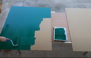 ▷ Superficie y pintura para la construcción de una mesa de ping-pong