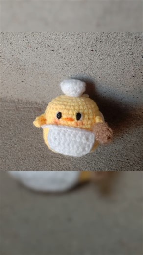 Crochet chick 🐥#crochet #diy #craft #amigurumi #cooking #chicks #handmade#