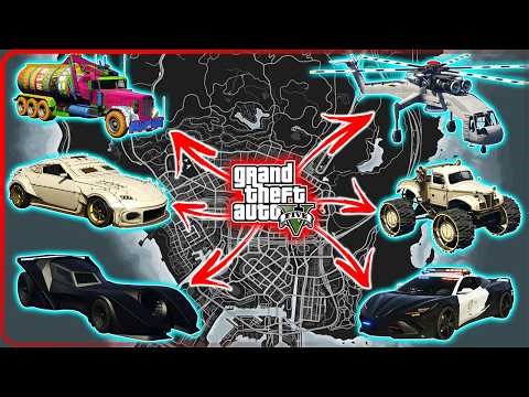 GTA 5 - All New Story Mode Rare Cars Locations 2025 (PS5, PS4, XBOX & PC)