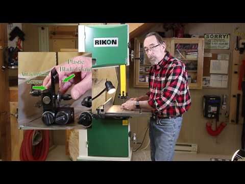 Tool-less Blade Guide Upgrade Kit for Rikon Bandsaws Video