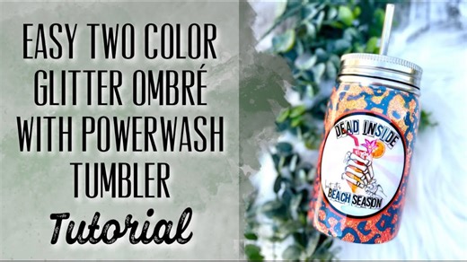 Create a Stunning Two-Color Ombre Tumbler With This Easy Method