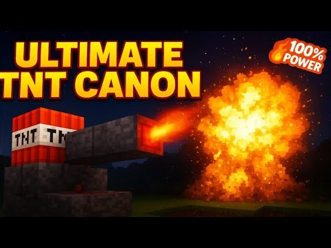 Minecraft TNT Cannon Long Build – Insane Power & Range!