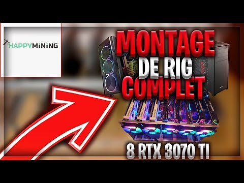 Montage complet Mining Rig 6 RTX 3070 Ti