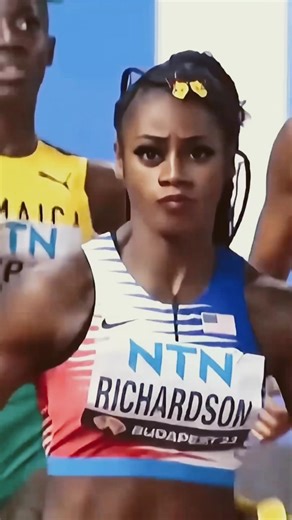 Sha'Carri Richardson - The ComebackQueen of the Track!#ShaCarriRichardson#TrackQueen#WorldChampion