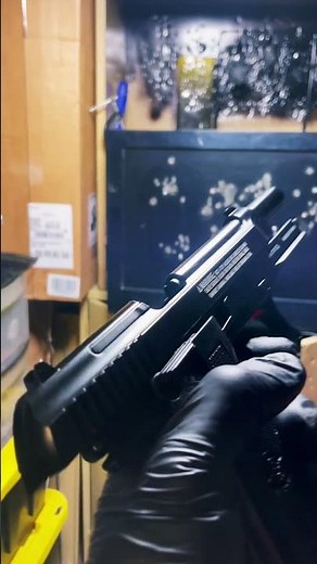 "Experience Full Auto Action: Crosman PFAM9B CO2-Powered Full Auto Blowback BB Air Pistol"