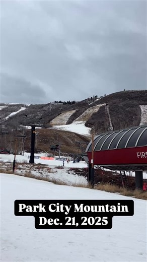 Park City snow conditions: What skiers & riders can expect during Christmas week Christmas week begins with limited terrain and below-normal snowpack at Park City’s ski resorts, with meaningful snowfall not expected until around Christmas Day, according to the National Weather Service and mountain weather forecaster Chris Tomer. As of Dec. 21, Park City Mountain has 14 of 348 runs open, about 4% of its terrain with a 23″ Base. Deer Valley Resort has 23 of 202 runs open, roughly 11% with a 18″ Ba