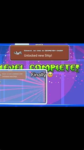 months of grinding OVER 🥹#gd #geometrydash #seahorseship #fyp | Geometry Dash