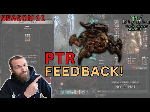 Diablo 4 Season 11 PTR Recap — Itemization, Leveling, Seasonal Ranks & More!