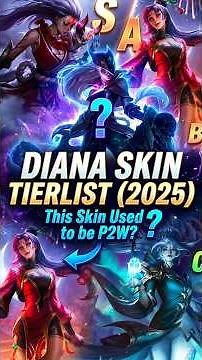 The ONLY Diana Skin Tier List You Need (2025) 🌙 #diana #leagueoflegends