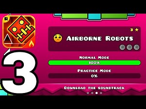 Geometry Dash Meltdown - Airborne Robots (Android Gameplay)