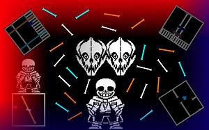 【InterVeinTale】 Sans 战斗简单模式通过!!
