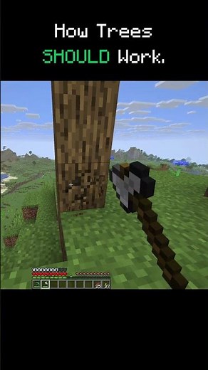 How Trees SHOULD Work in Minecraft