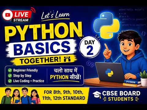 Learn Python Together 🔥 Day 2 | Python Functions Tutorial for Students