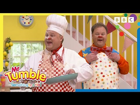 Chef Tumble Makes a Pancake | Mr Tumble and Friends