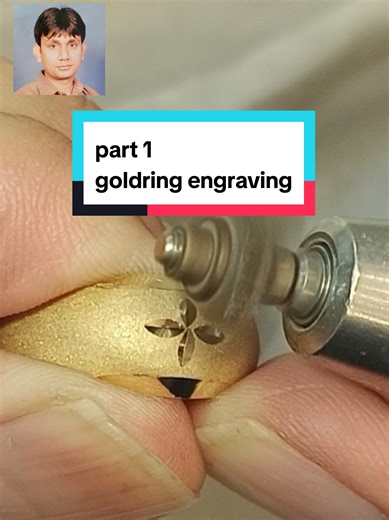 Satisfying Goldring Engraving in Handicrafts
