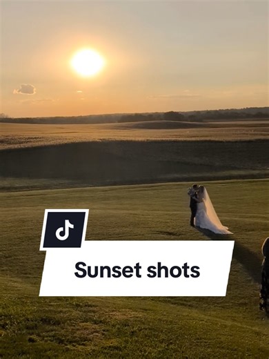 Your photographer will probably know, but make sure someone knows when the sun sets! #weddingduo #weddingideas #sunsetshots #weddingphotos #herecomesthesun