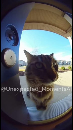This Cat Meowed at the Doorbell Like It Was Talking 🐱🔔