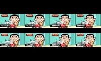 Mix of 8 videos from youtube : Mr Bean series mash up