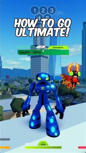 How to use ultimate forms |Omni x definitive #roblox #ben10 #fy #shortsviral #omnixdefinitive