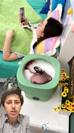 mini portable washing machine #newgadgets #funny #corgi #satisfying #viral #unfrezzmyaccount