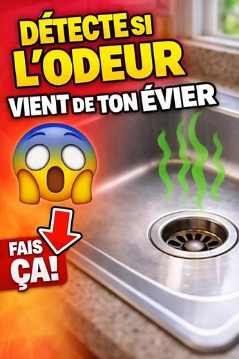 👉 Detect if the smell is really coming from your sink 🤢