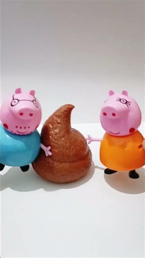 satisfying with unboxing review peppa pig poop toys #shorts
