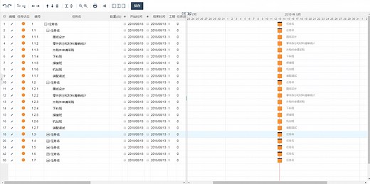 甘特图使用说明