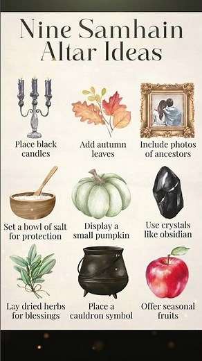 🖤 Nine Samhain Altar Ideas 🍂